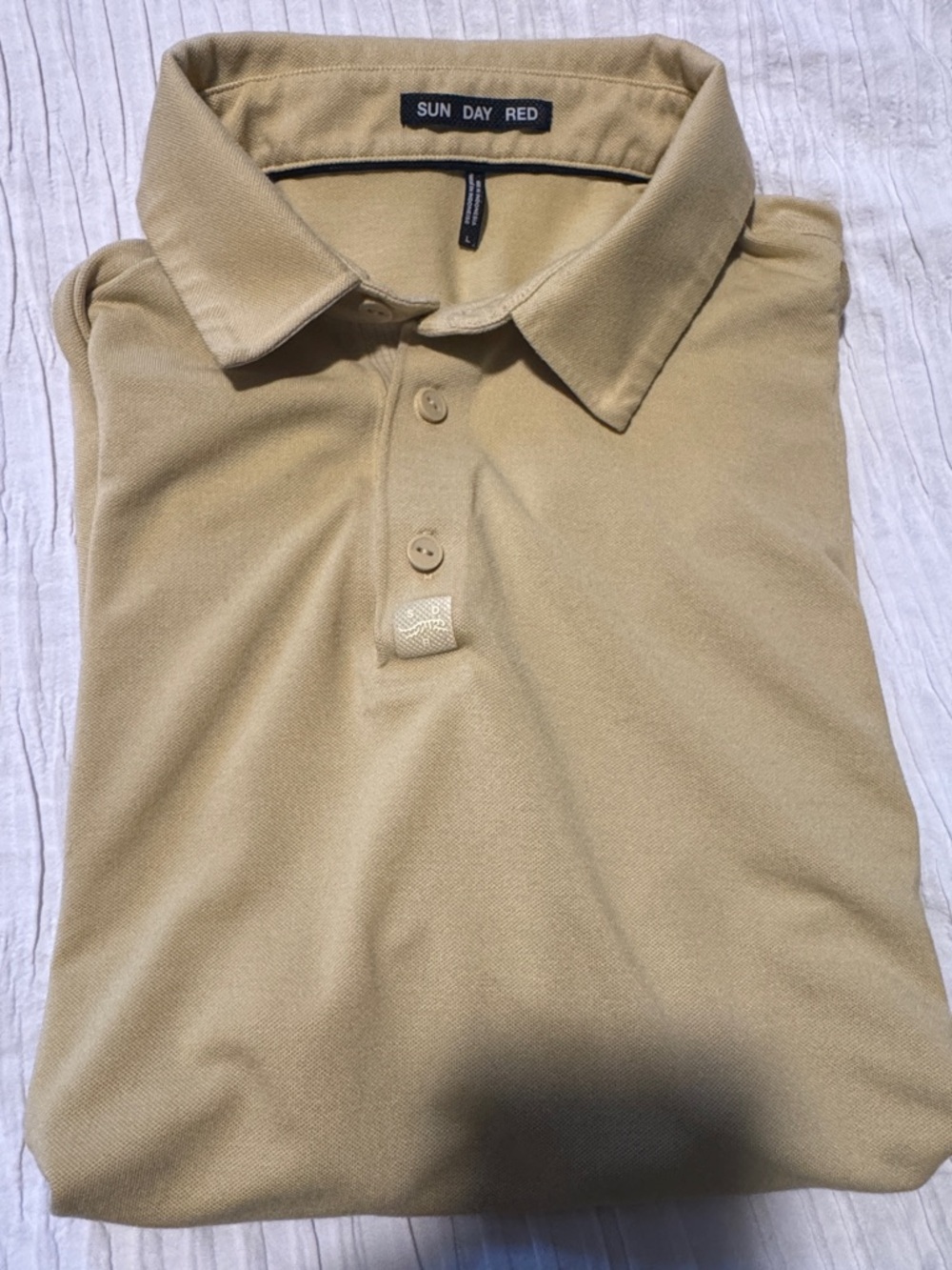 Men’s Sun Day Red Knit Polo - Large